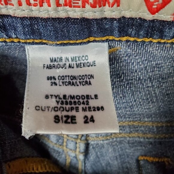 Guess Stretch Straight Leg  Jeans Size 24W Y2K - Picture 3 of 11